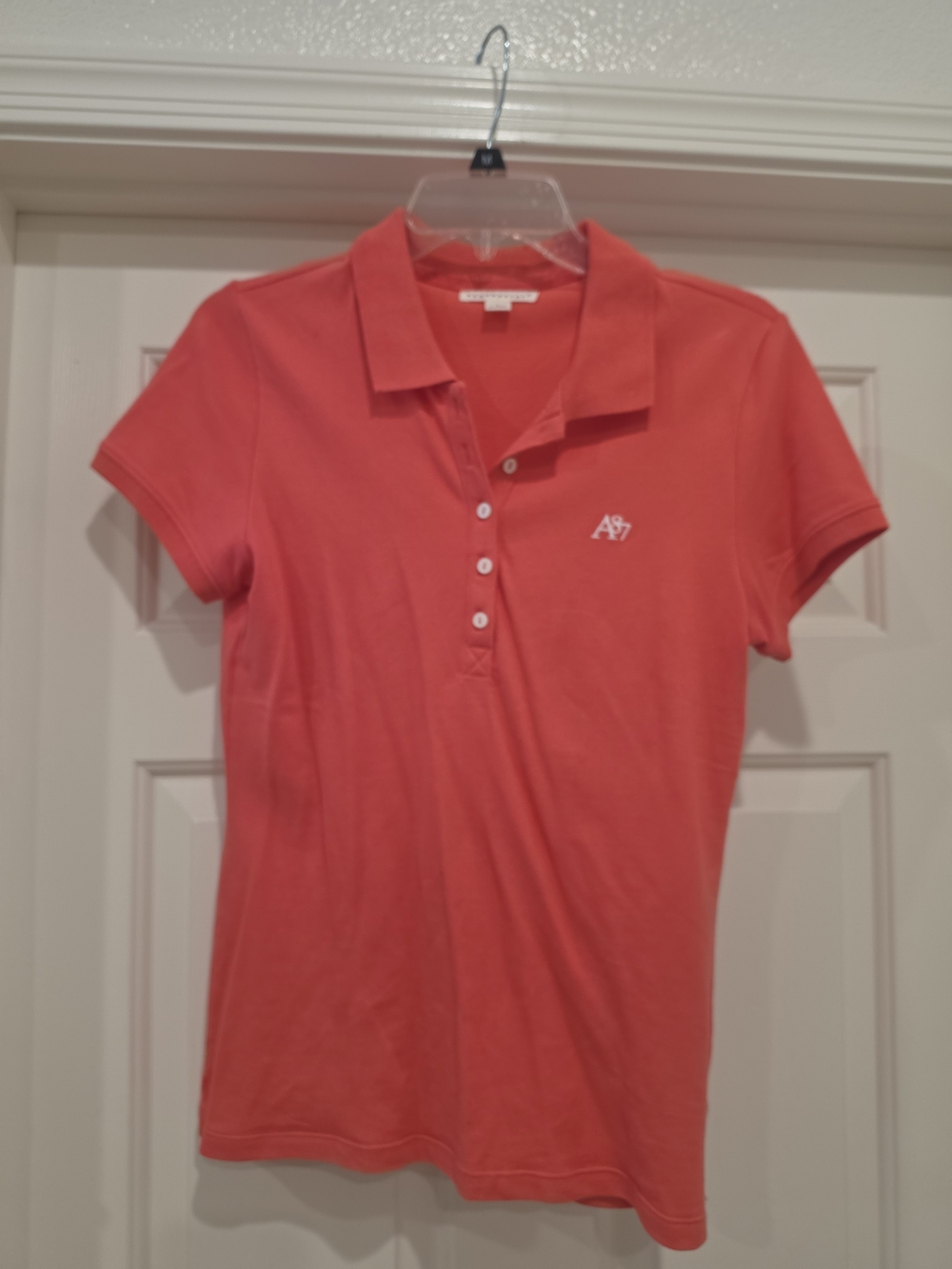 Aeropostale Coral Short-Sleeve Polo